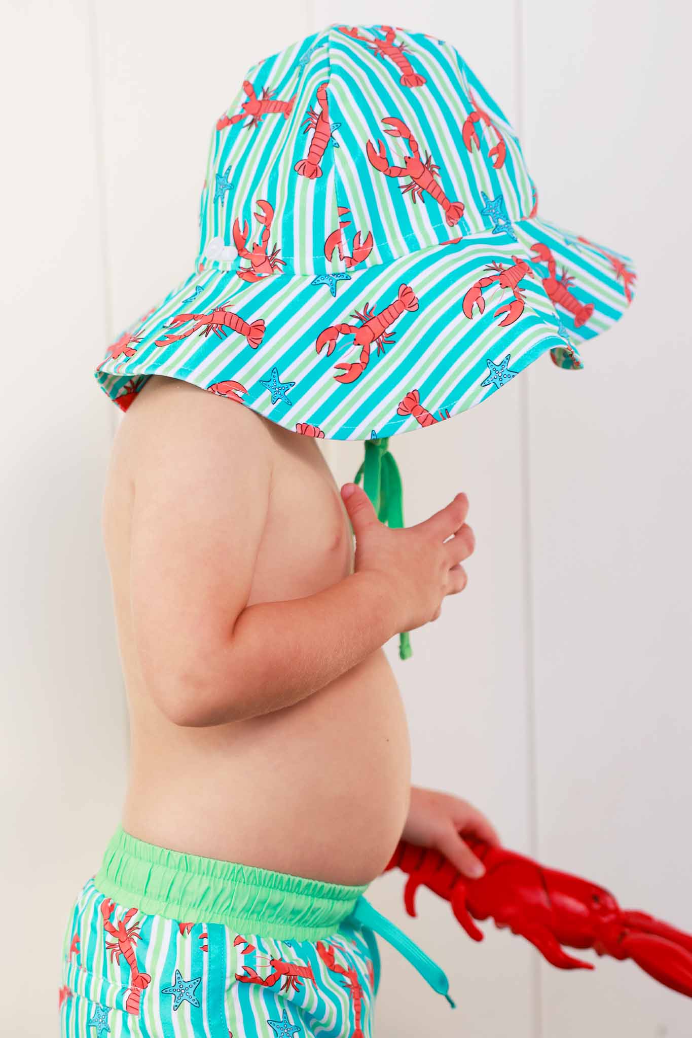 Printed Sun Hat | Pinch Me Blue